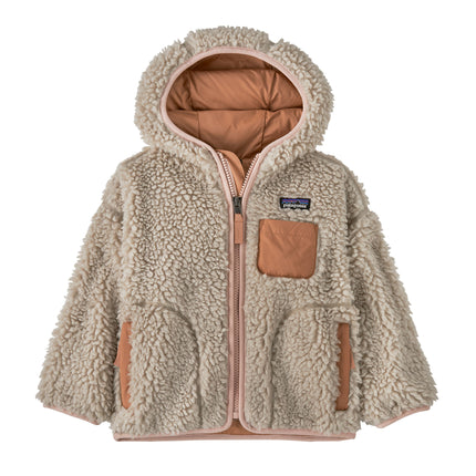 Patagonia Baby Retro-X® Hoody Natural w/Mallow Pink