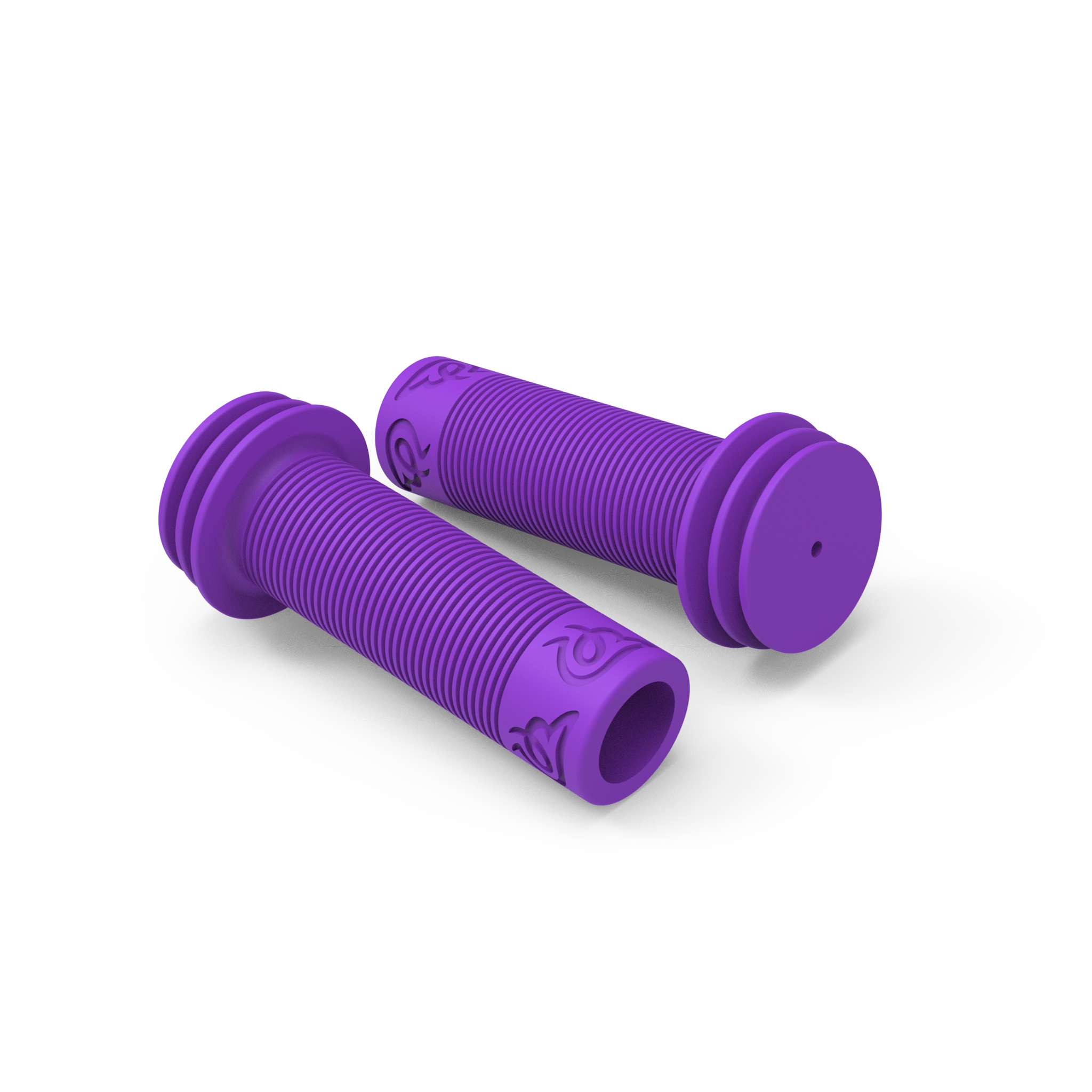 Purple bike grips hotsell