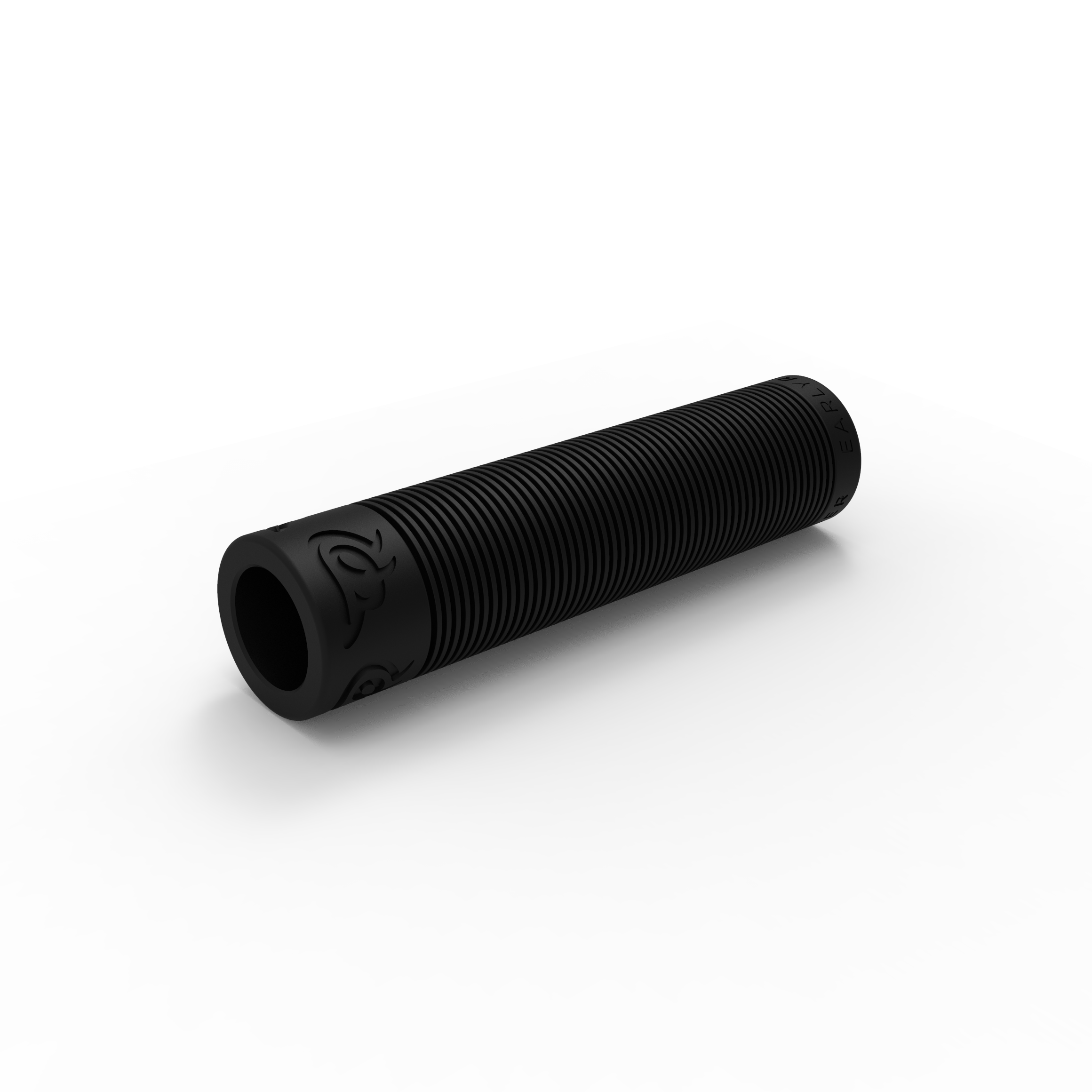 Black Early Rider handlebar grip for a bicycle, displayed on a white background