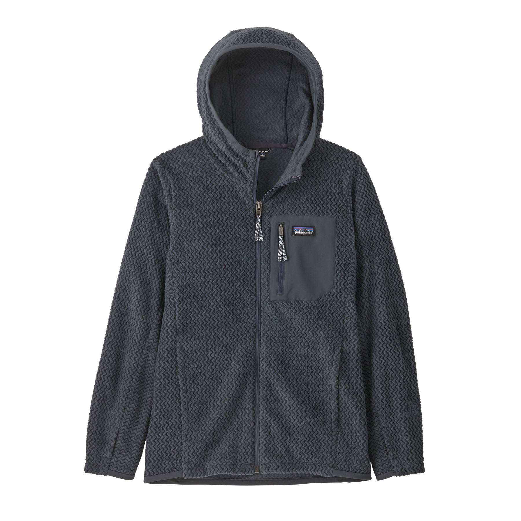 Patagonia Kids' R1® Air Full-Zip Hoody Smolder Blue