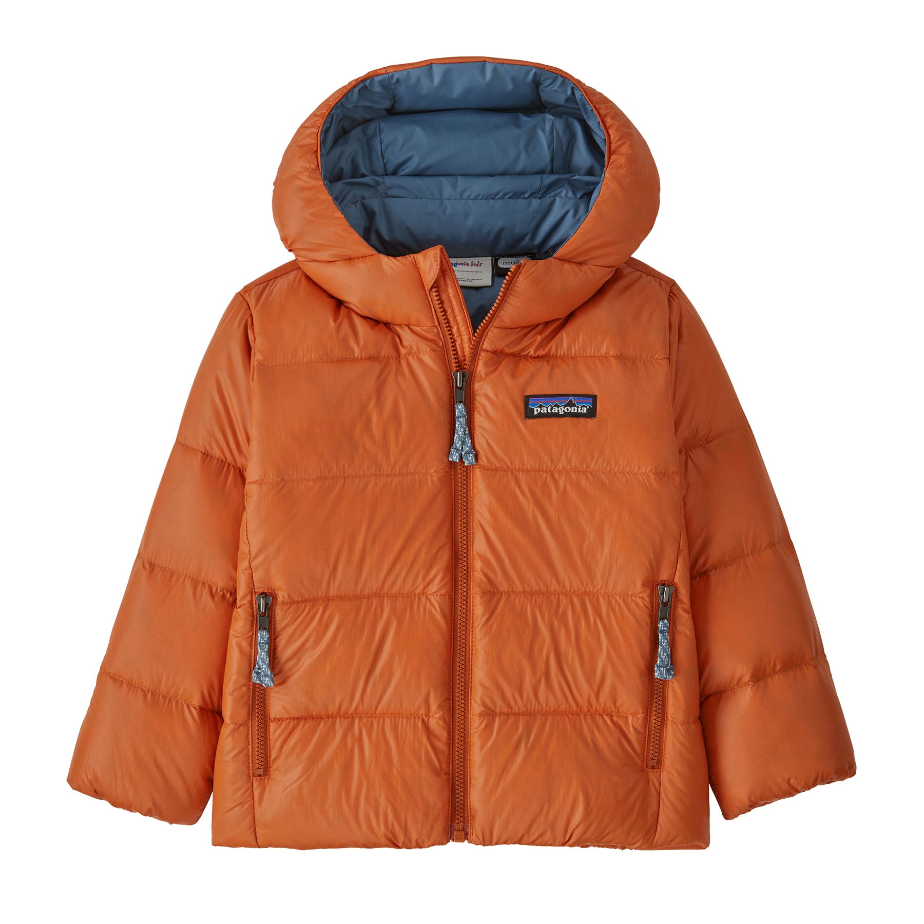 Patagonia Baby Hi-Loft Down Sweater Hoody Redtail Rust