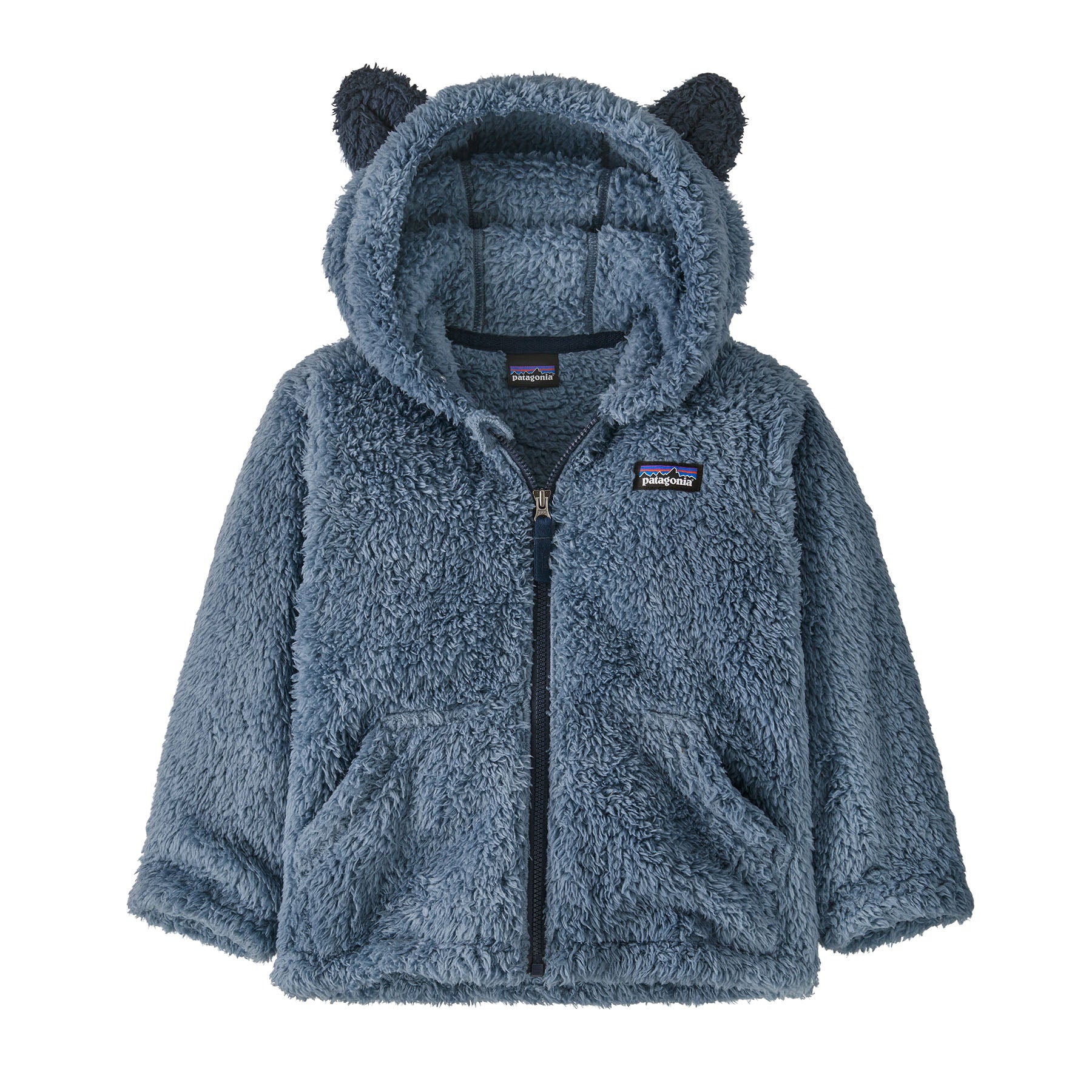 Patagonia Baby Furry Friends Fleece Hoody Utility Blue