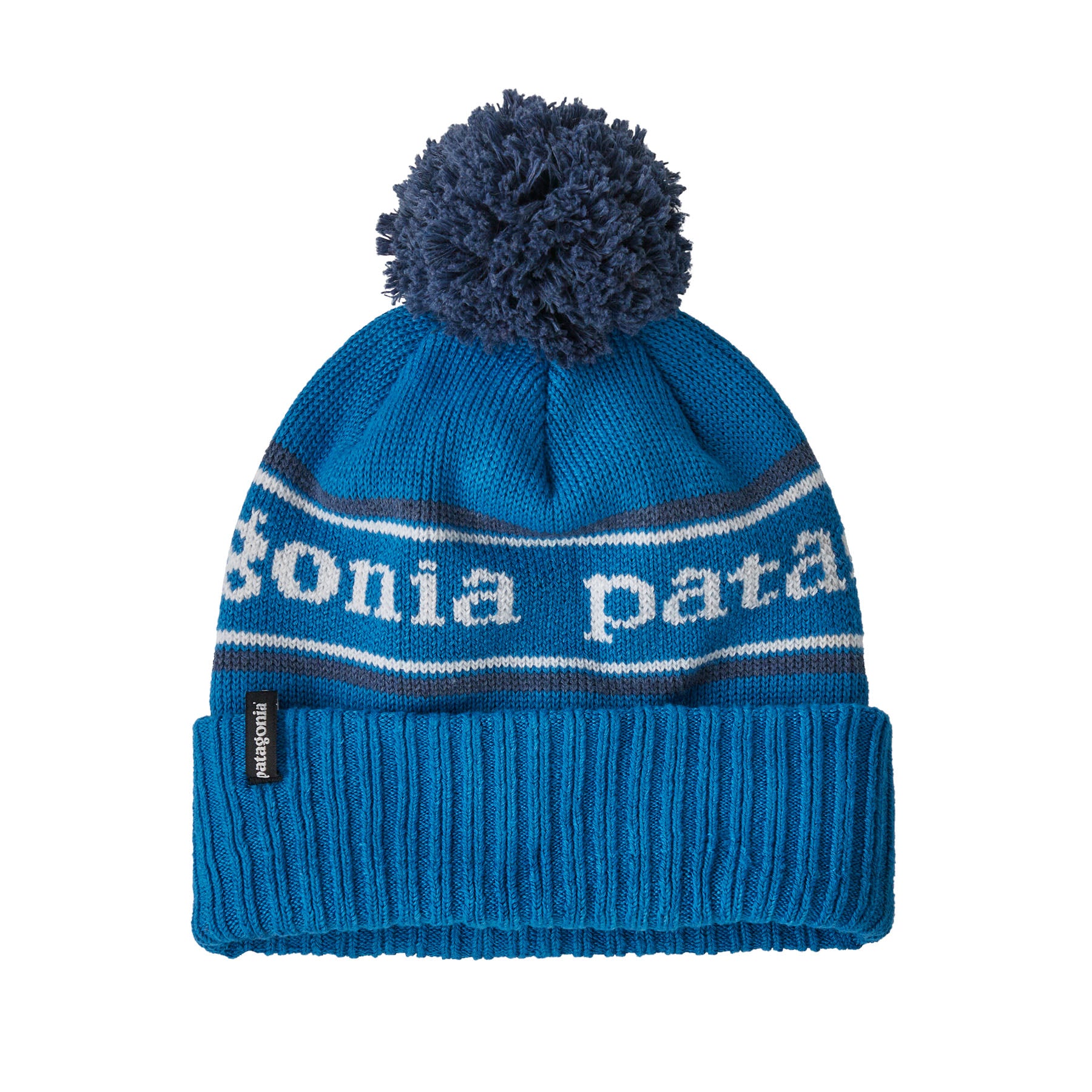 Patagonia Kids' Powder Town Beanie Endless Blue