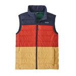 Patagonia Kids' Down Sweater™ Vest Navy and Madder Red