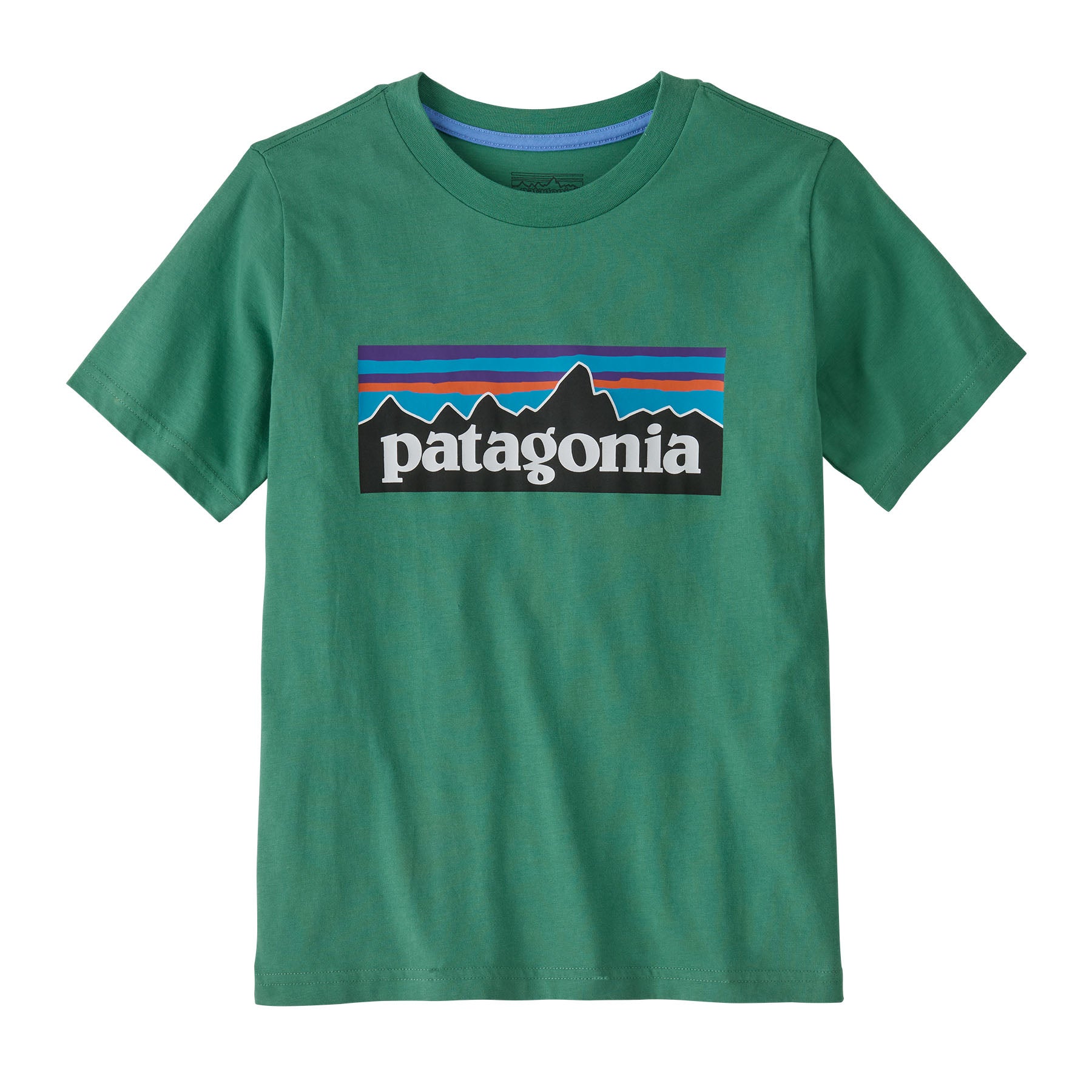 Patagonia Kids' P-6 Logo T-Shirt Heartleaf Green