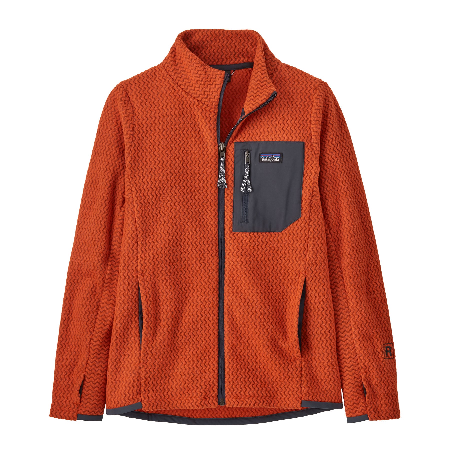 Patagonia Kids' R1® Air Full-Zip Jacket Pollinator Orange