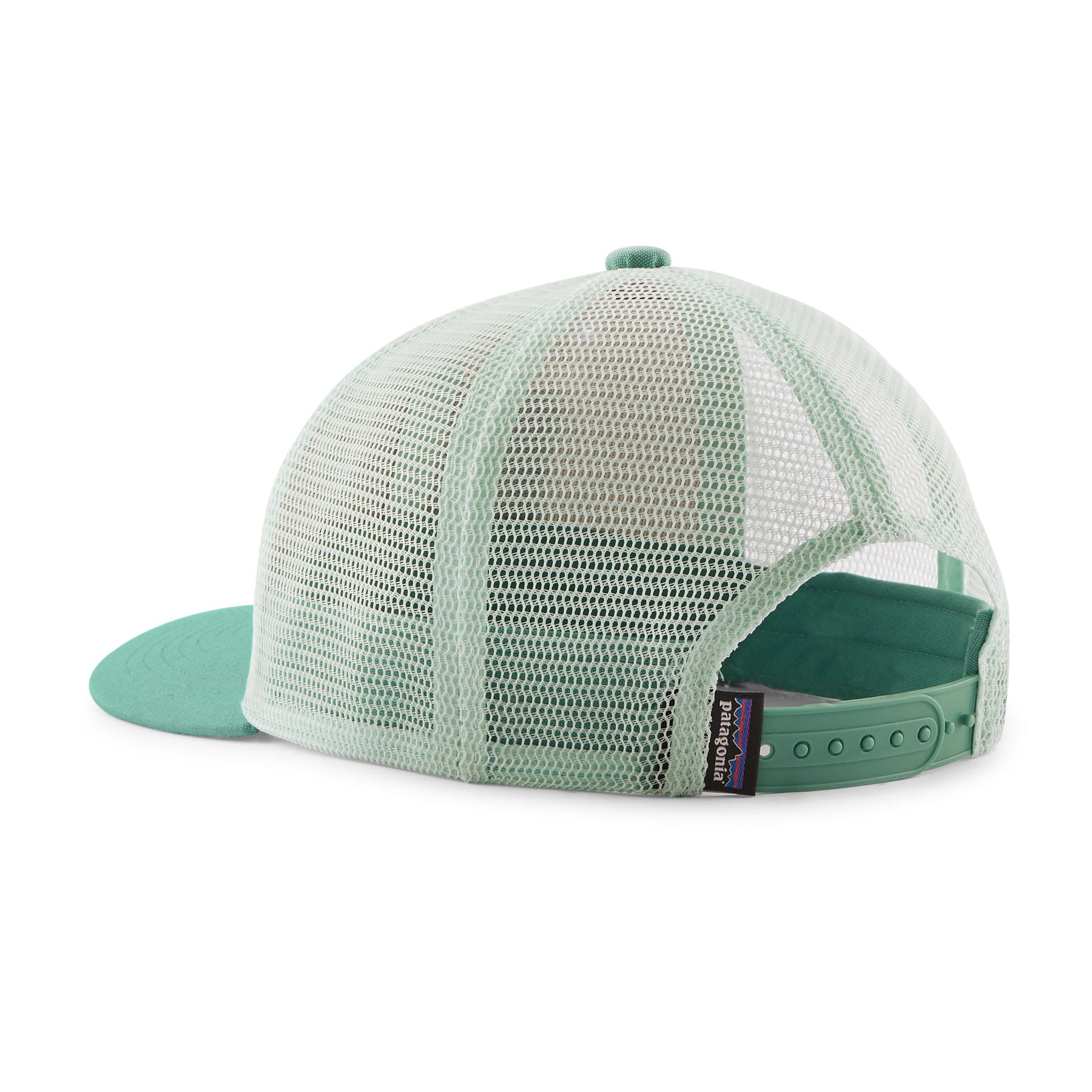 Patagonia Kids' Trucker Hat Ridge Rise Stripe: Heartleaf Green