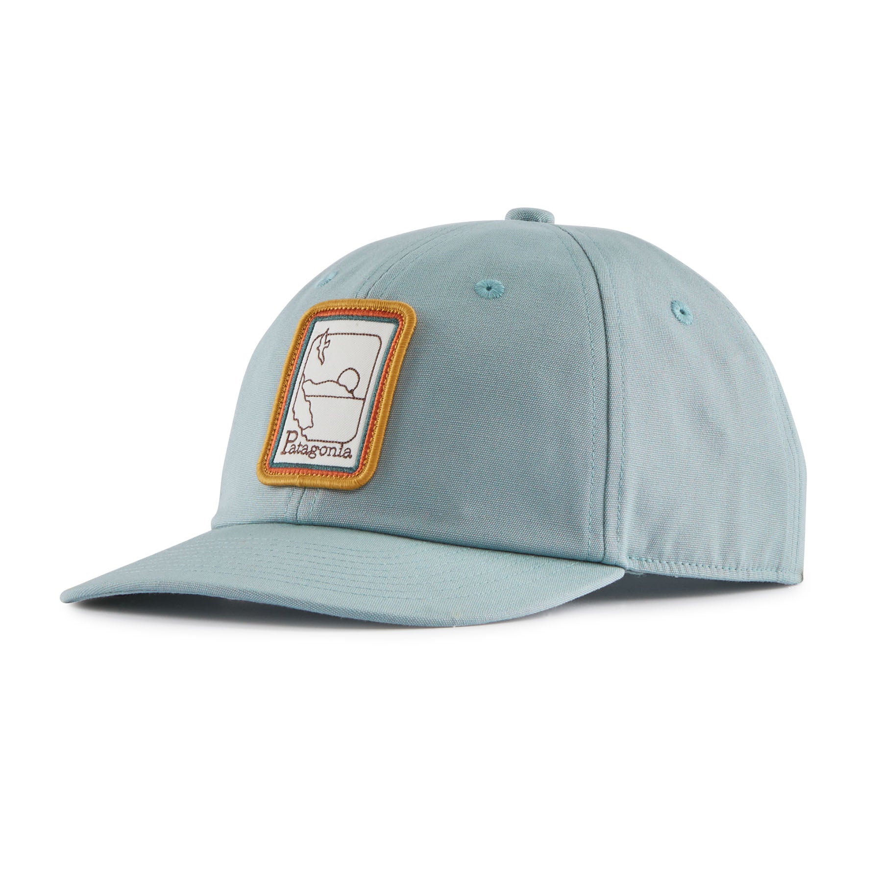 Patagonia Kids' Funhoggers Hat Swelldrifter: Thermal Blue