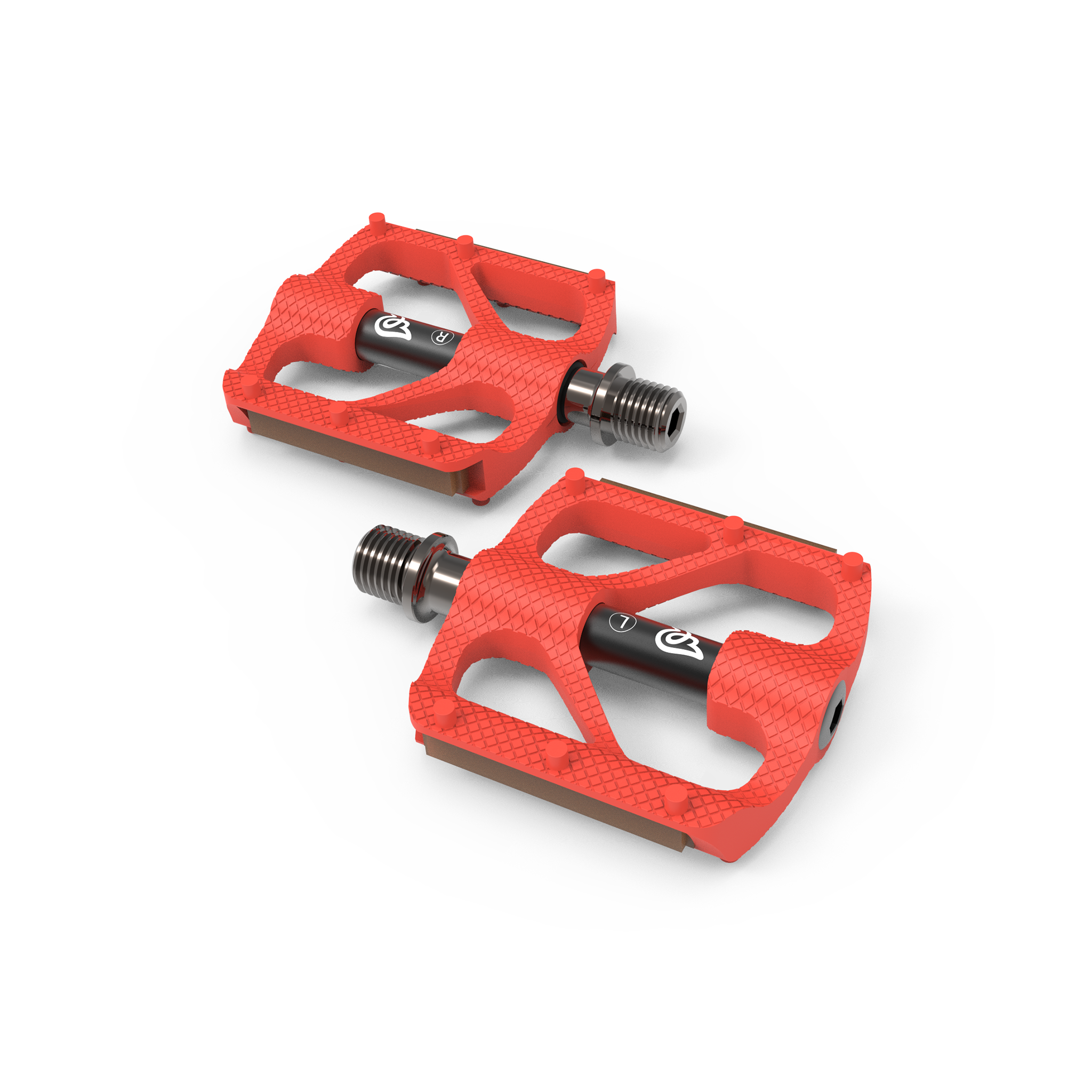 Early Rider P1 Resin Platform Pedals Red – Early Rider®