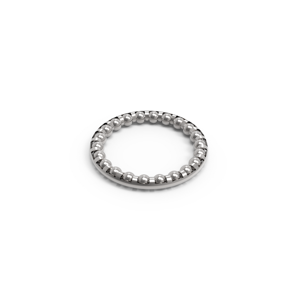 Caged upper bearings conventional Headset