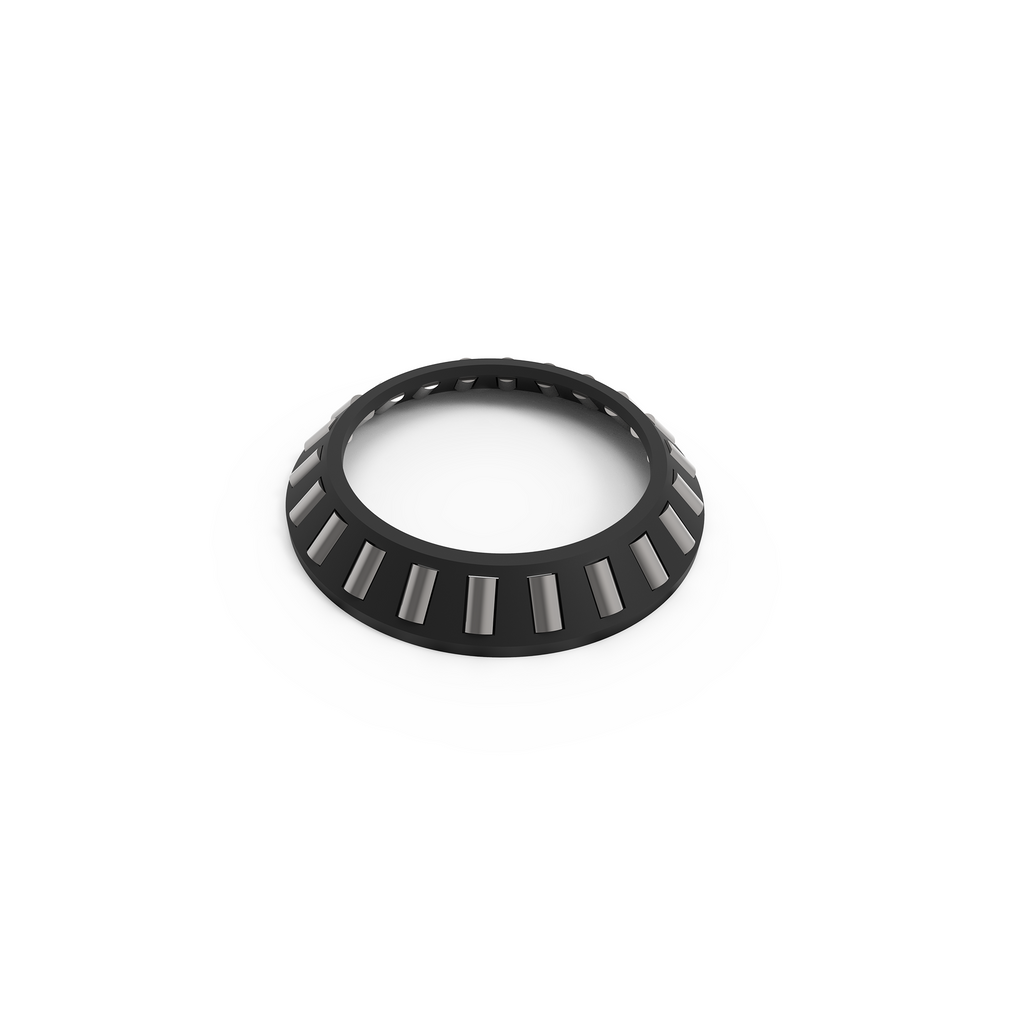 Caged lower roller bearings conventional Headset