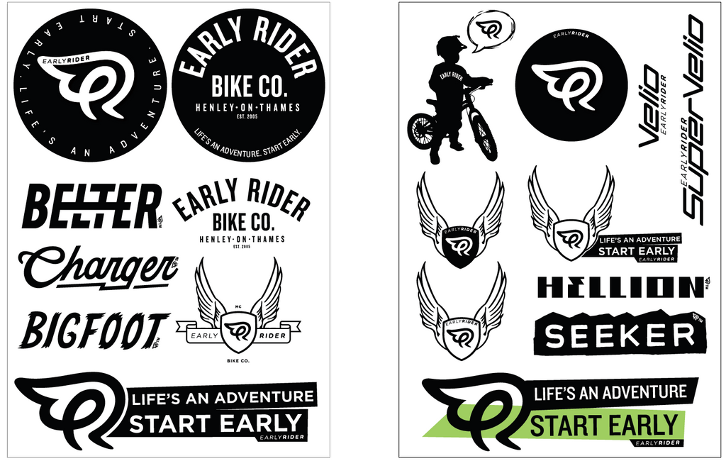 Early Rider Sticker Pack